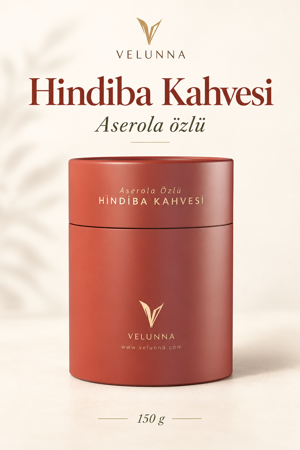 Velunna Aserola Özlü Hindiba Kahvesi 150 g silindir kutu